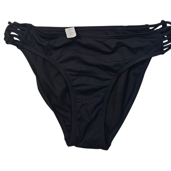 Athleta 2 piece DIFFERENT SIZES XXS top XS bottom halter zebra tie back black - Picture 2 of 8